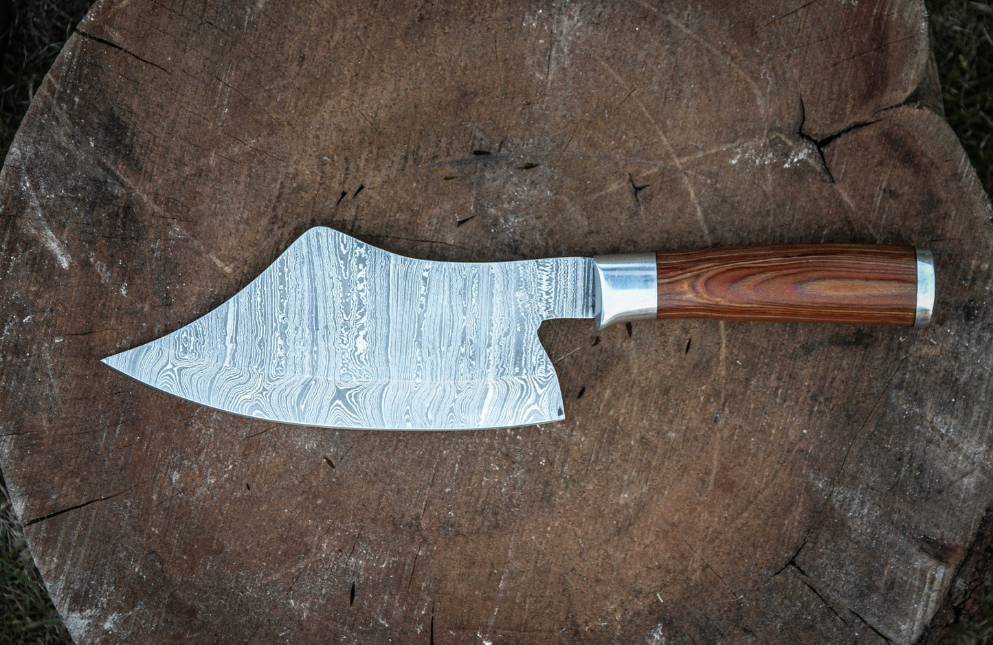 CLEAVER - Damascus Steel