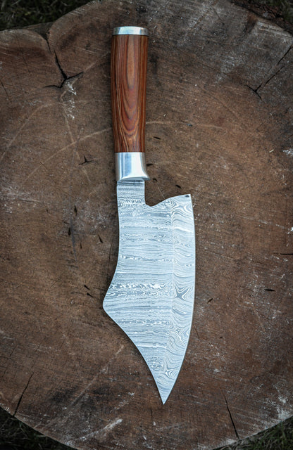 CLEAVER - Damascus Steel