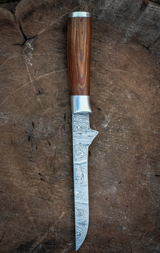 FILLET KNIFE - Damascus Steel