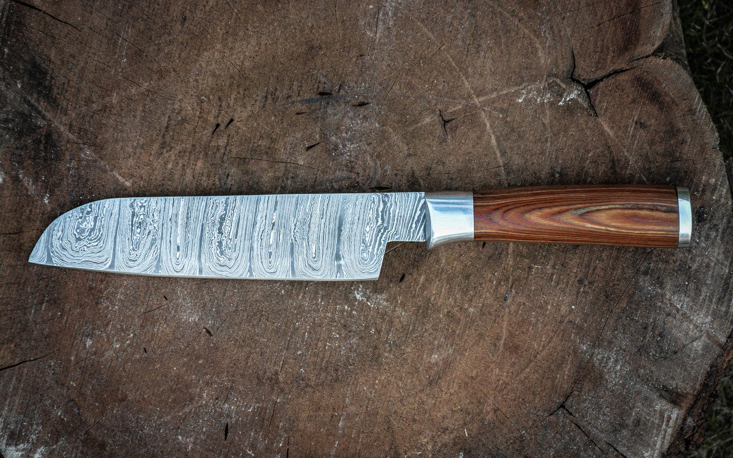 SANTOKU KNIFE - Damascus Steel