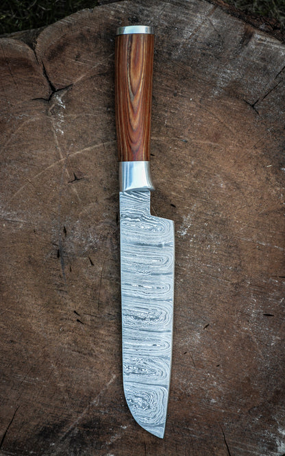 CHEF SET - Damascus Steel - 8 PEICES