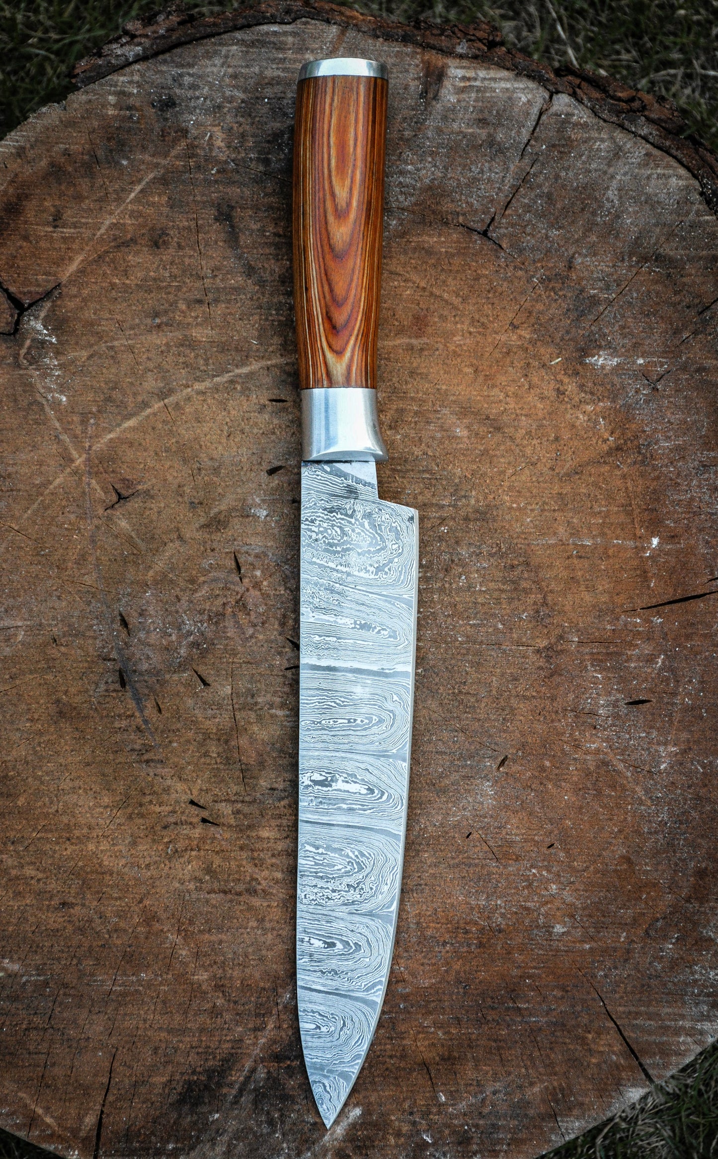 CHEF KNIFE - Damascus Steel