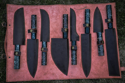 CHEF SET- Carbon Steel-8 PEICES