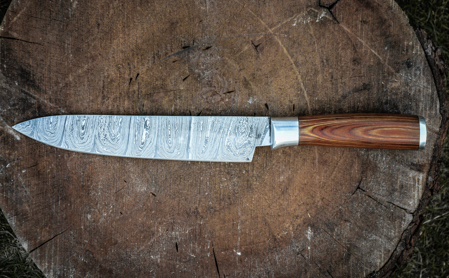 CHEF KNIFE - Damascus Steel